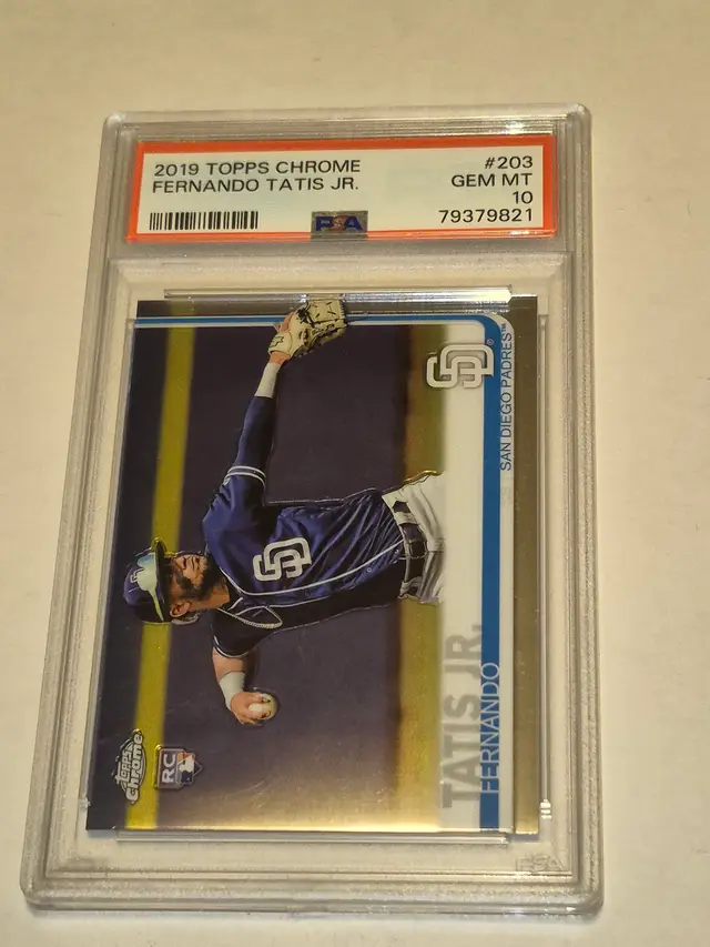 Fernando Tatis Jr. (RC) 2019 Topps Chrome #203 PSA GEM MT 10 Padres