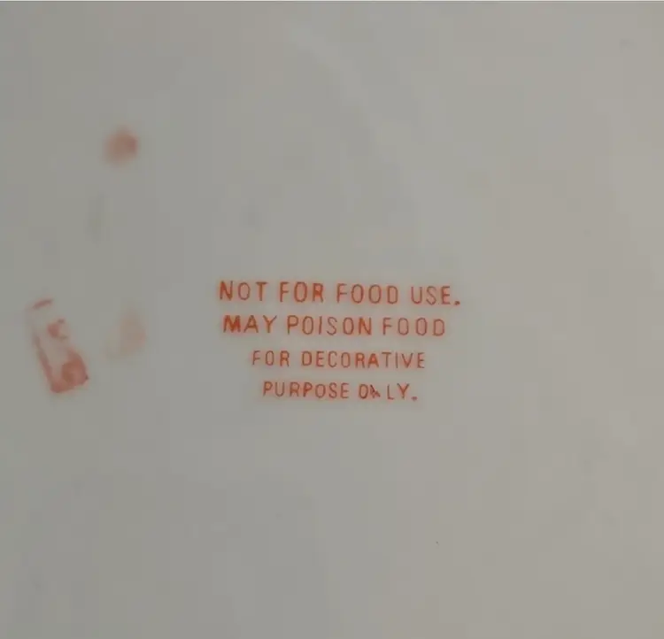 Vintage Japanese 10" Floral Ceramic Plate with Gold Accents