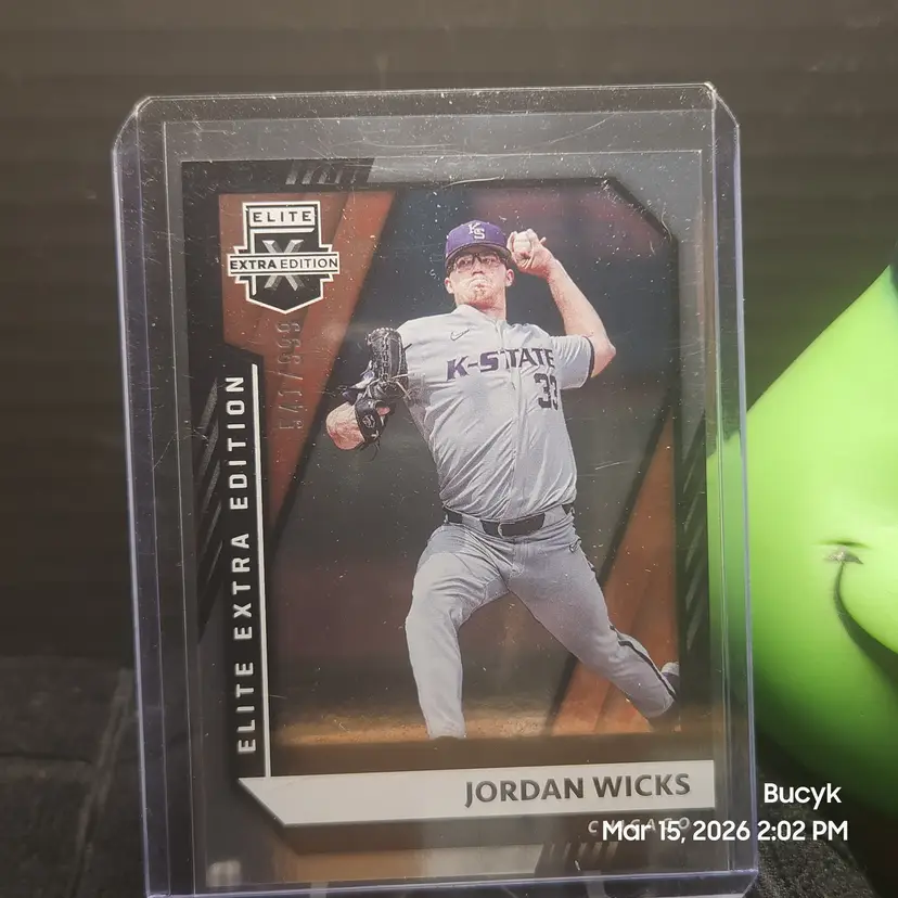 2021 Panini EEE - Jordan Wicks Chicago Cubs 541/999