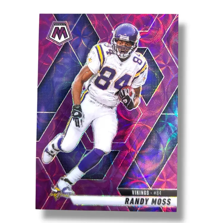 2025 Panini Mosaic Randy Moss Purple Scope Color Match