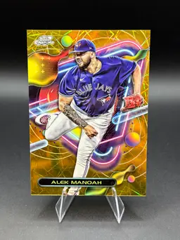 Alek Manoah 2023 Topps Cosmic Chrome- #57 Gold Interstellar Refractor /50