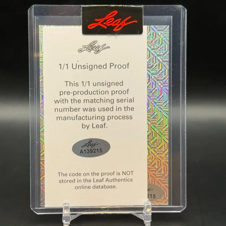 2023 Leaf - Jasonn Alexander Pre Production 1/1