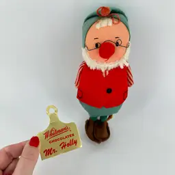 Vintage Fun Farm Mr. Holly Christmas Elf Ornament 9”
