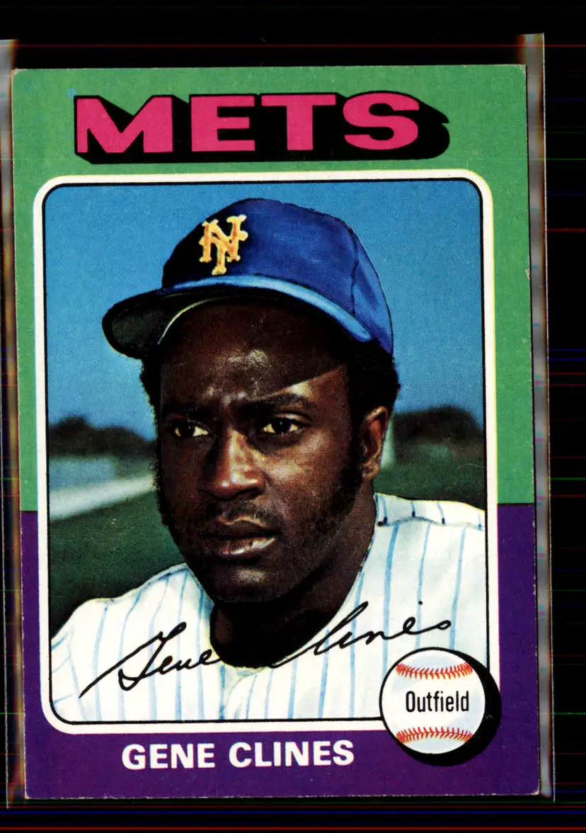Gene Clines 1975 Topps #575 - New York Mets - (pk1-92)