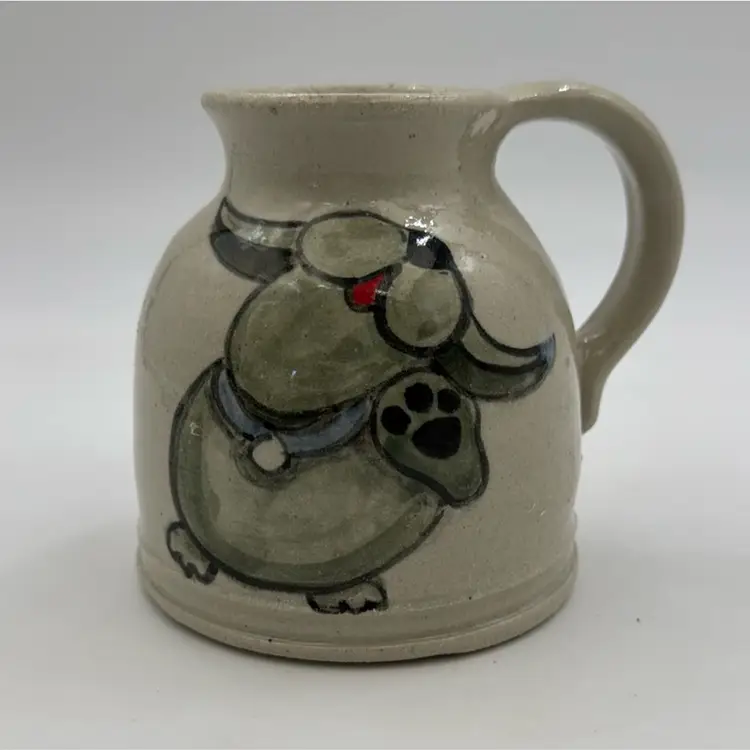 17oz Dancing Doggy 🐶 Hand Made Coffee Cup