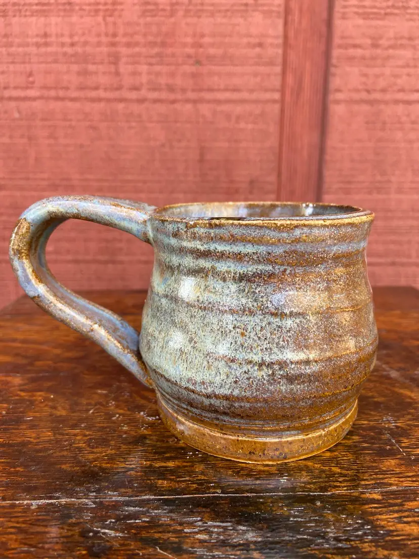 Pottery Mug - Artist Signed - Approx 8oz