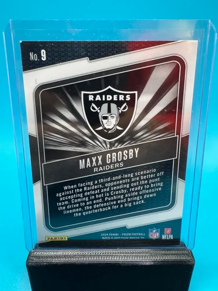 Maxx Crosby Prizm Hype Las Vegas Raiders