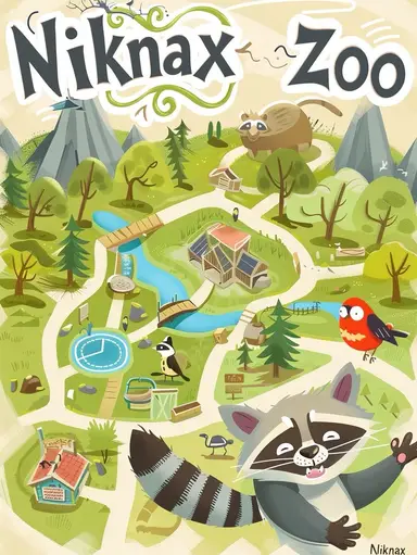 Niknax Zoo w/Moonskyvintage-Giraffes🦒🦒