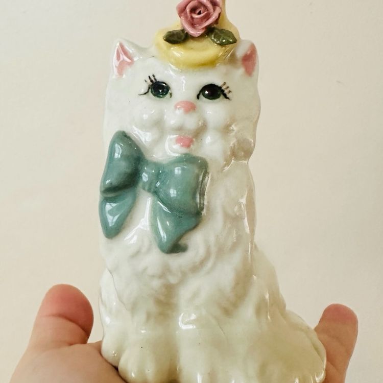 1940s Porcelain Cat