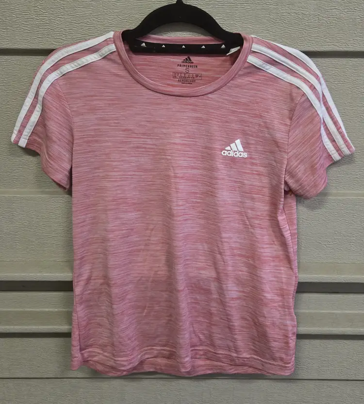 Adidas Primegreen Aeroready Women's Pink T-Shirt Size Small
