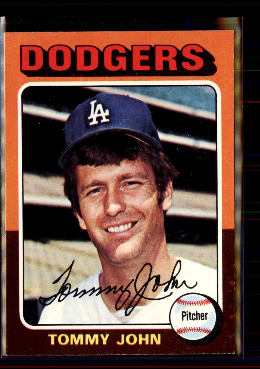 Tommy John 1975 Topps #47 - Los Angeles Dodgers - (pk4-26)