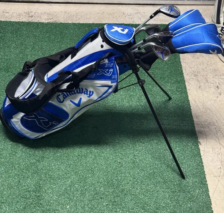 Left Handed Callaway XJ-Level 3 7 Club Kids Junior Golf Set