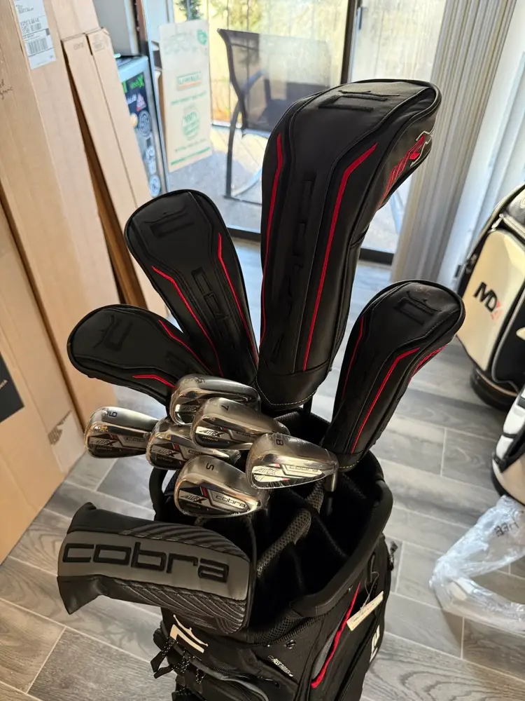 New Cobra AIR-X Ultralite 12-Piece Complete Set W/ Reg Flex Ultralite Graphite Shafts - MSRP: $1,499.99