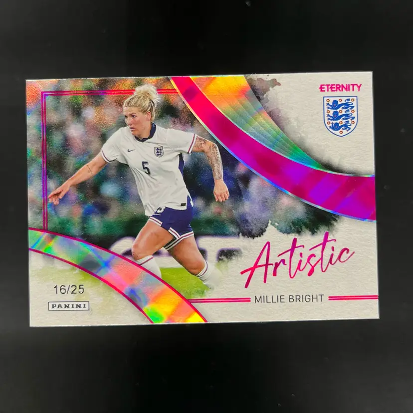 Millie Bright 2025 Panini Lionesses Eternity Artistic /25 Soccer Card CD10