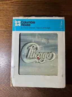 Vintage 8-Track Audio Tape - Chicago Self Titled (18 BO 0858)