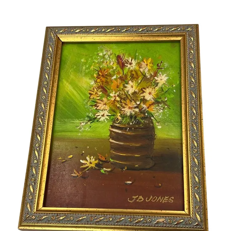 Oil Painting Flower Vase I Don’t Want To Let It Go But I Will
