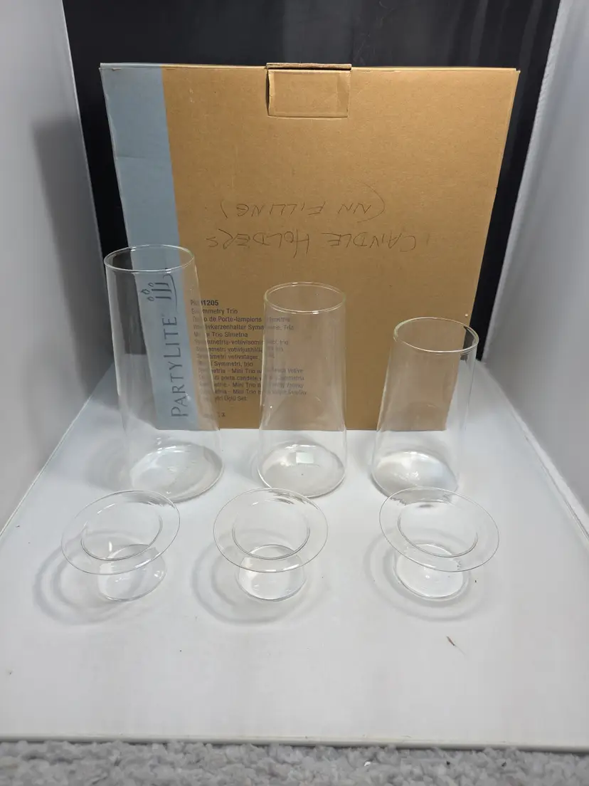 PartyLite Symmetry Trio P91205 PartyLite Symmetry Trio (P91205) NIB (Y)