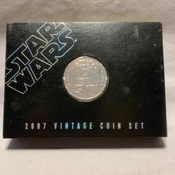 Star Wars 2007 Vintage Coin Set 30th Anniversary Mail away Complete 7 Coins