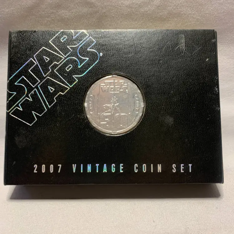 Star Wars 2007 Vintage Coin Set 30th Anniversary Mail away Complete 7 Coins