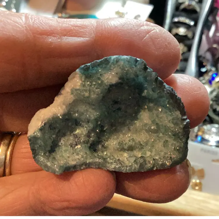 Natural Gem Stone Crystal Blue