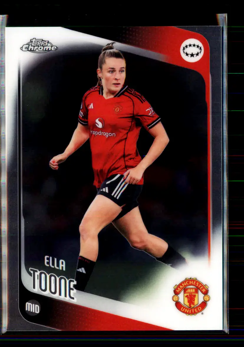 Ella Toone 2025-26 Topps Chrome UEFA Women's Champions League #99 - (143) - Manchester United
