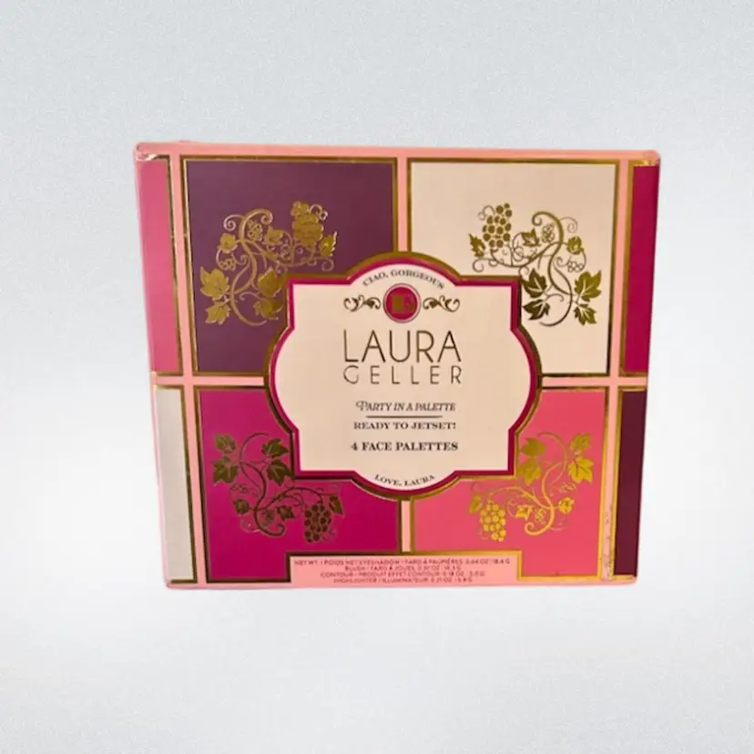 Laura Geller Ready To Jetset 4 Pack Face Palettes Retired NIB