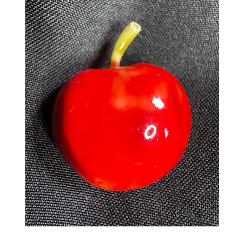 Vintage MCM HAR Enamel Apple 🍎 Brooch 2”x 1.25”