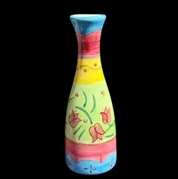 Multicolor Bud Vase