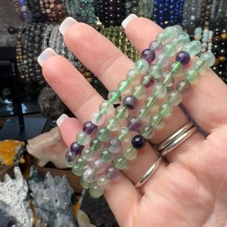 Fluorite Bracelet 6mm Sale