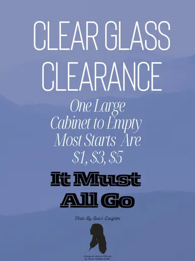 Clear Glass Clearance