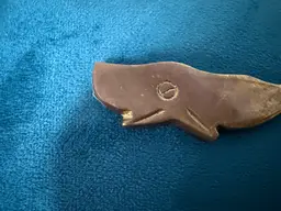 Vintage Brass Whale Letter Opener – Nautical Desk Accessory – Coastal Decor