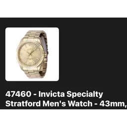 Invicta Specialty
Stratford Men's Watch - 43mm,