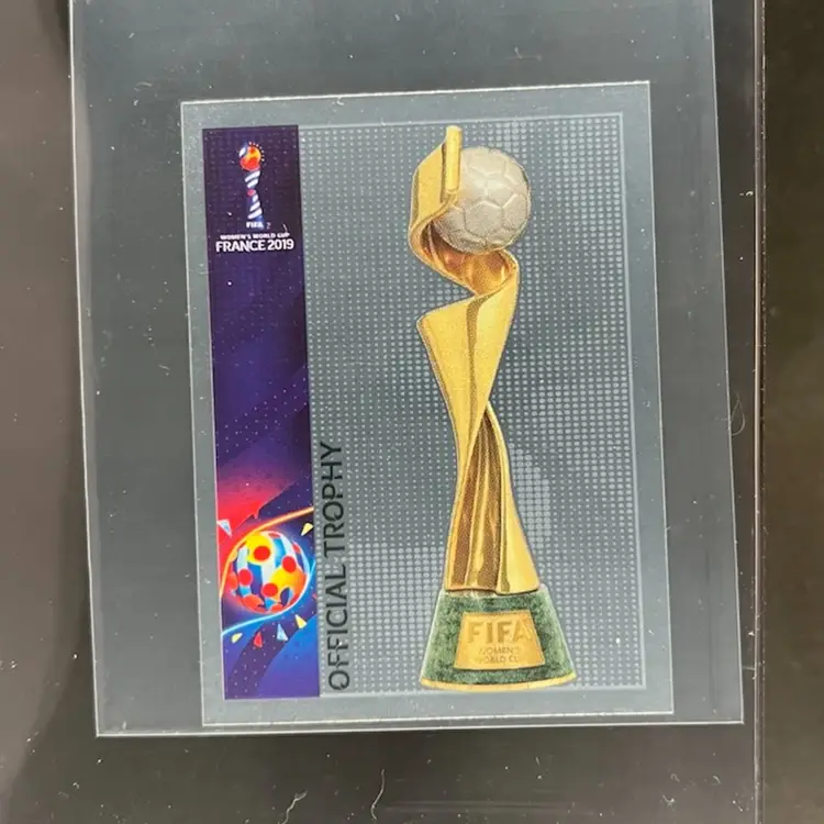 Official Trophy 2019 Panini Women’s World Cup Sticker Soccer Card