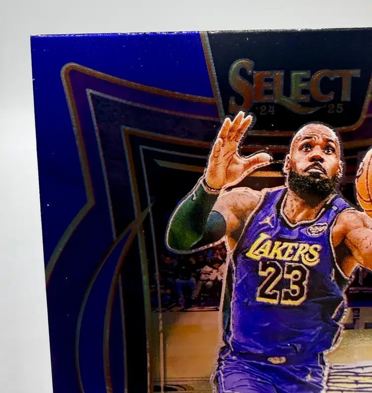 LeBron James 2024-25 Panini Select Blue Prizm #54 Los Angeles Lakers