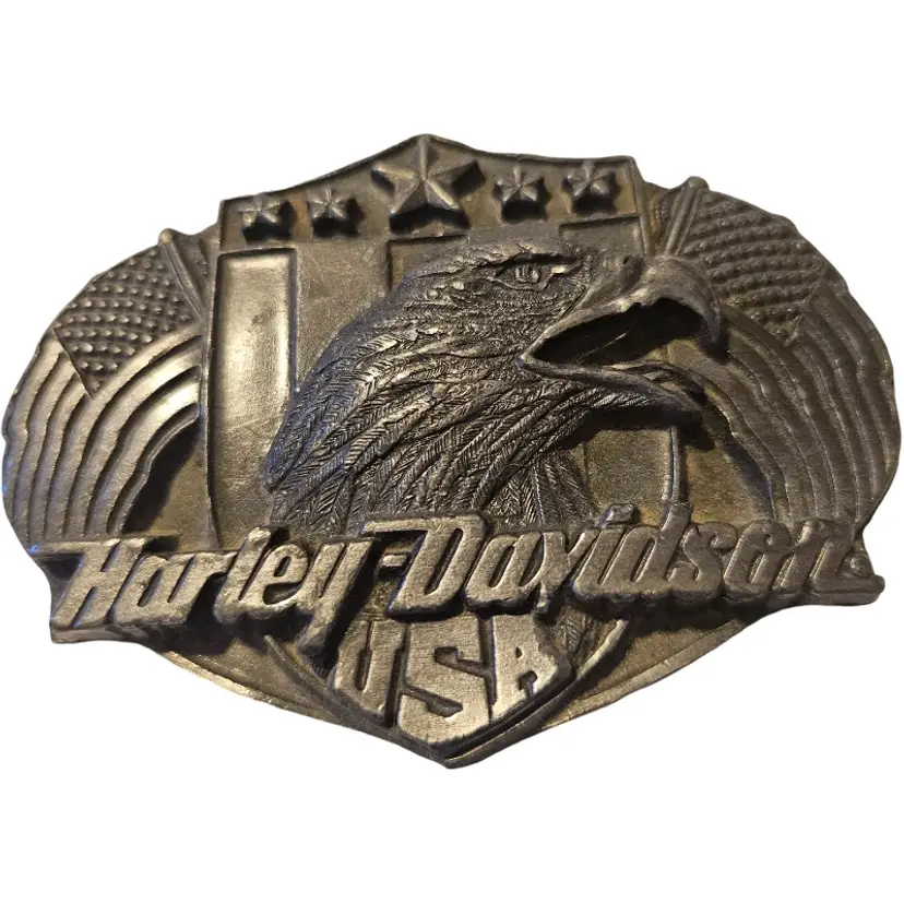 1989 HD Siskiyou Eagle Belt Buckle