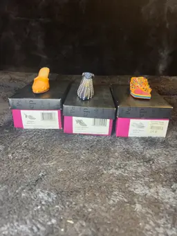 VTG 2001 The Right Shoe By Raine Collection Min Shoe Figurines Set Of 3