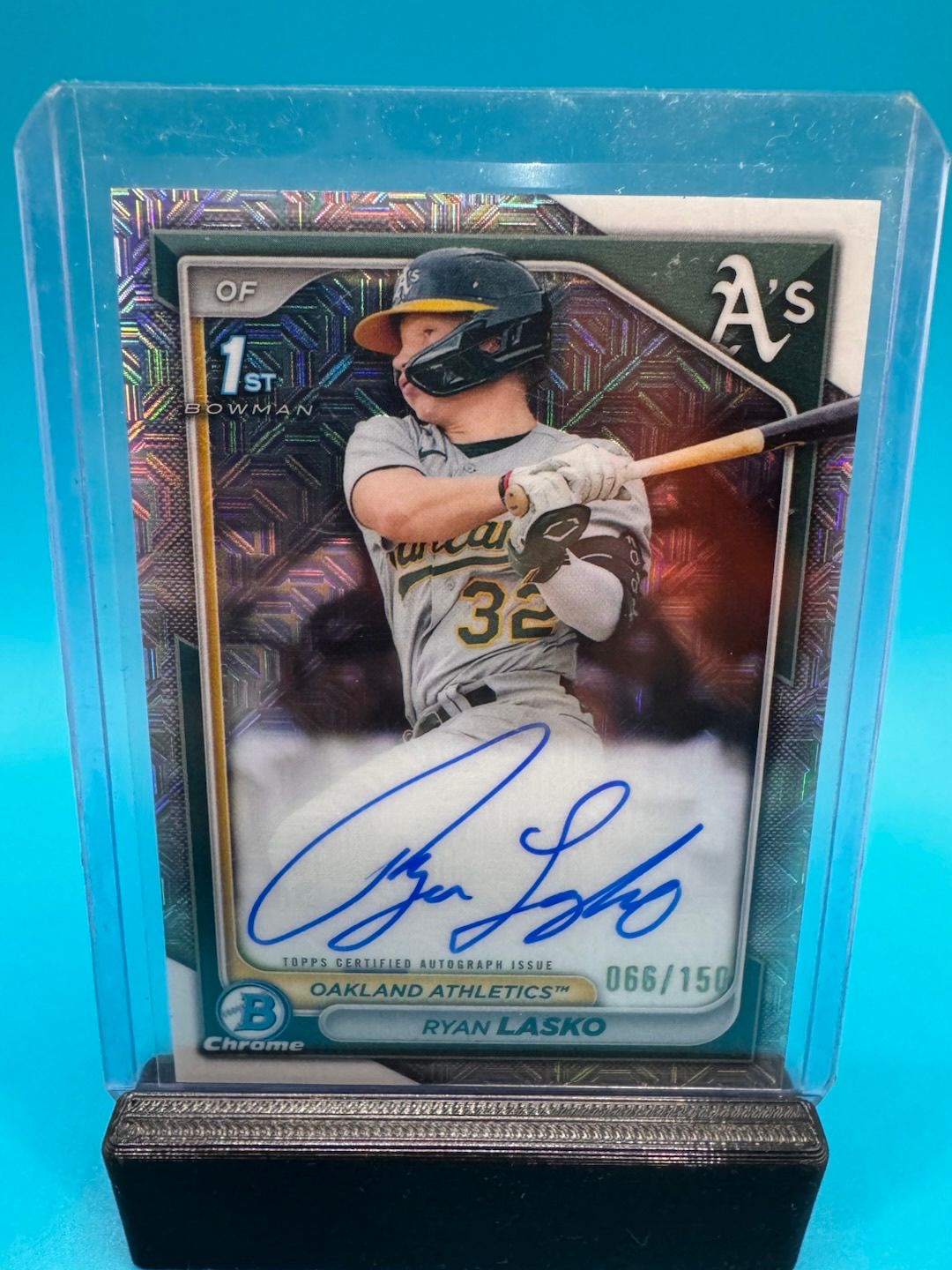 CHASING CARDBOARD · Allan Castro 1st Bowman Sapphire Auto Boston