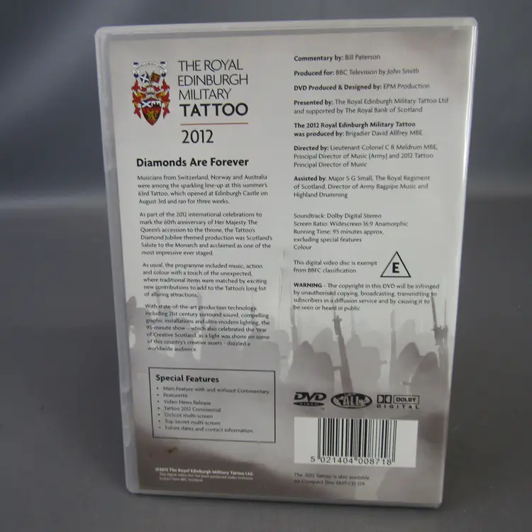 The Royal Edinburgh Military Tattoo 2012 DVD