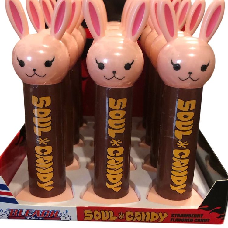 Stocking Stuffers - Bleach Soul Strawberry Flavored Candy - One Case Lot of 12