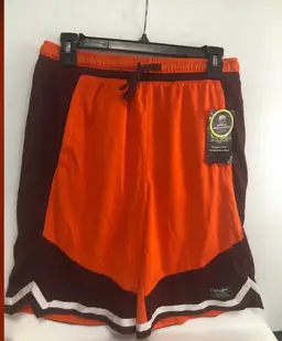 Athletic Works Boys Performance Shorts, Size XXL (18) COLOR: ORANGE NEW