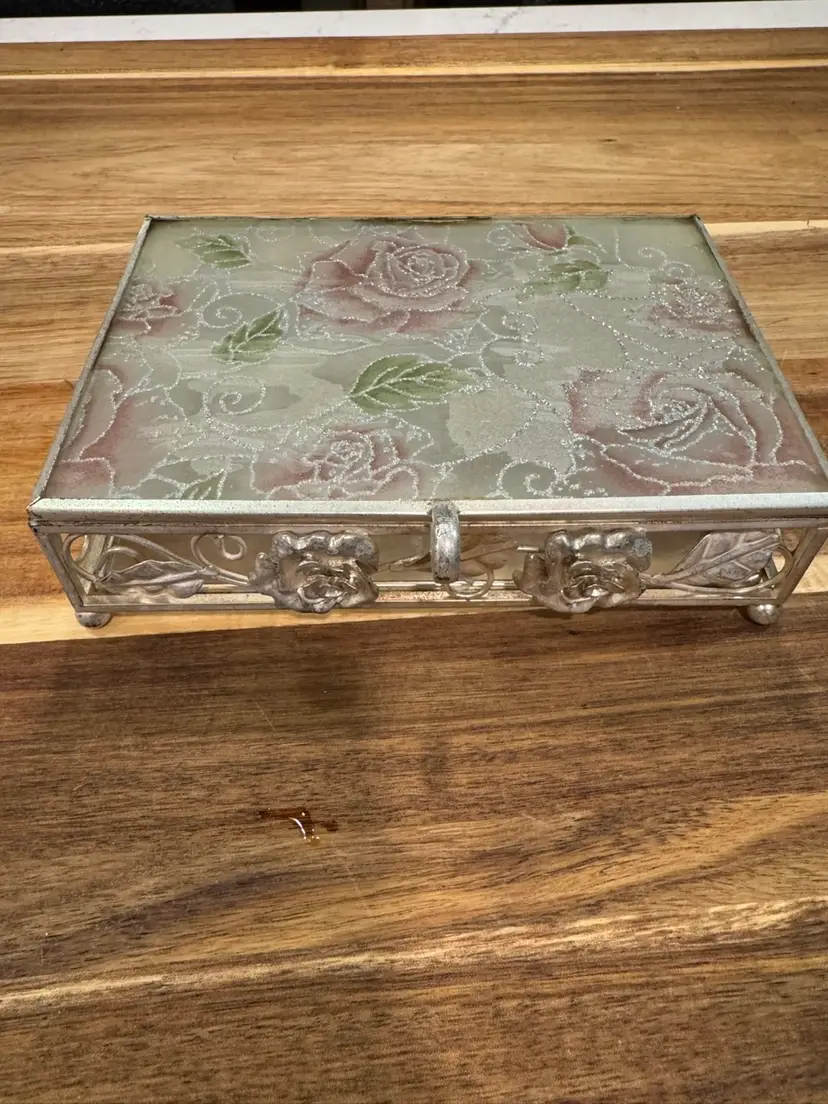 Floral Trinket Box