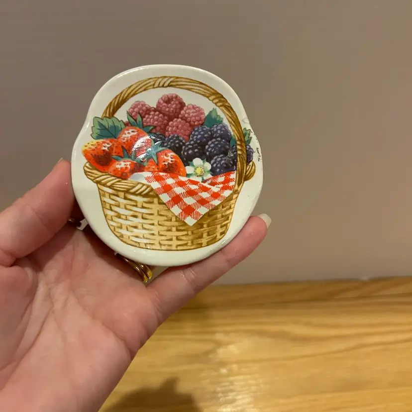 Beautiful Fruit Trinket Dish Small