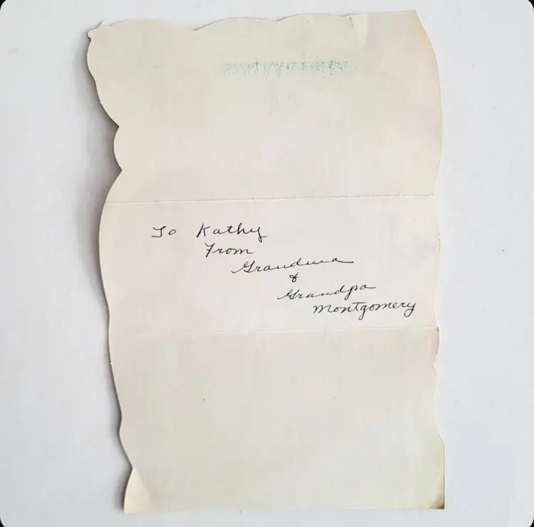 Vintage Oversized Pixie Valentine Card