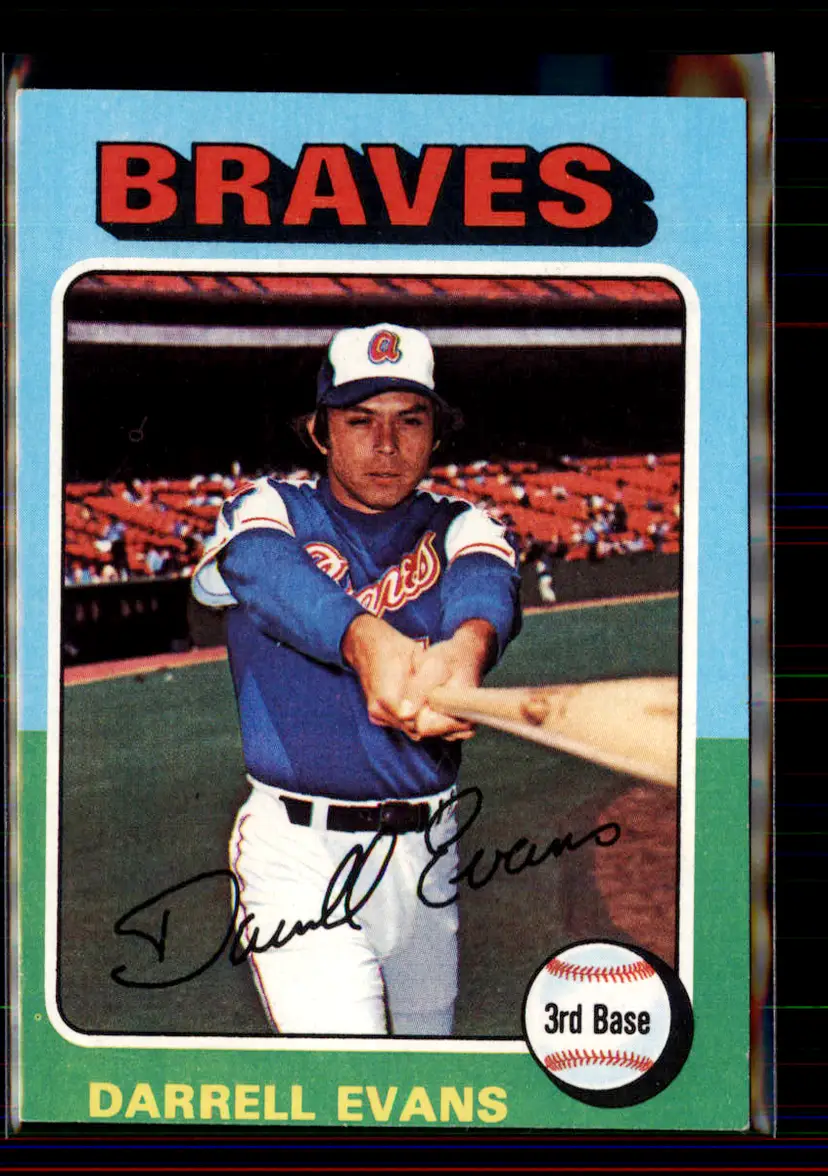 Darrell Evans 1975 Topps #475 - Atlanta Braves - (pk1-17)