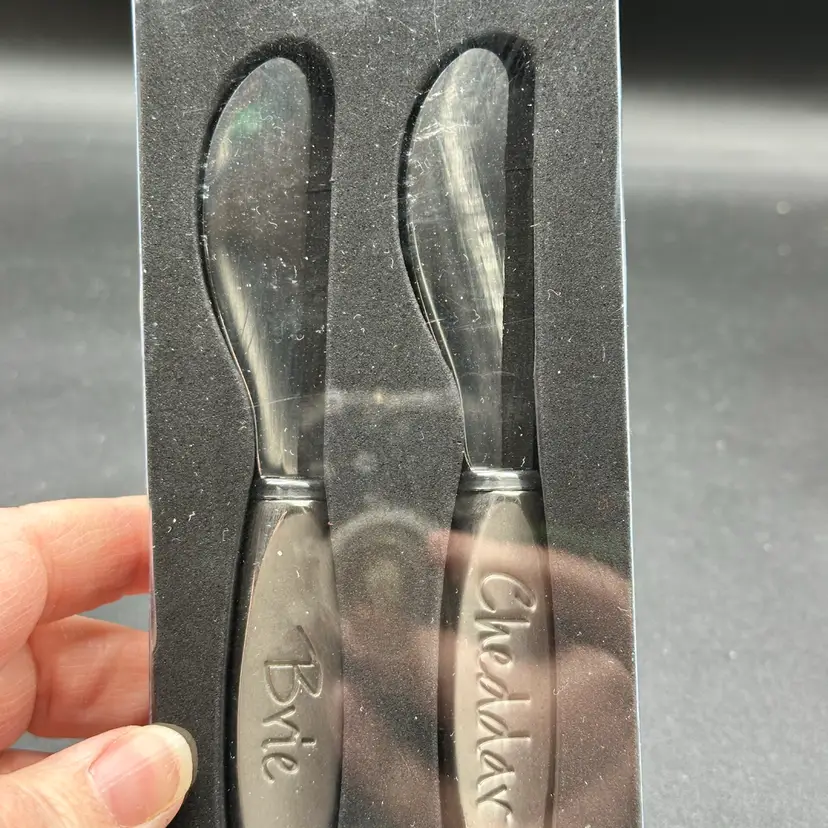 NWT, Brushed Metal, Stainless, Spreader, Set of 2