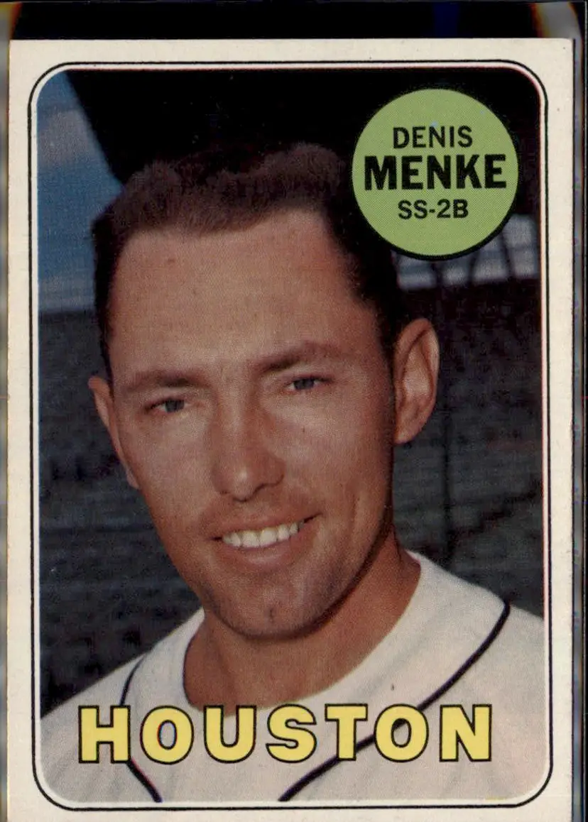 1969 Topps #487 Denis Menke - (pk3) - Houston Astros