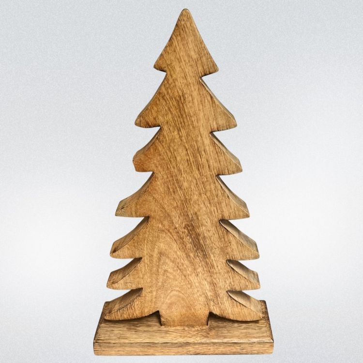 Christmas Tree- Wood- 13.75” Tall- Winter Decor