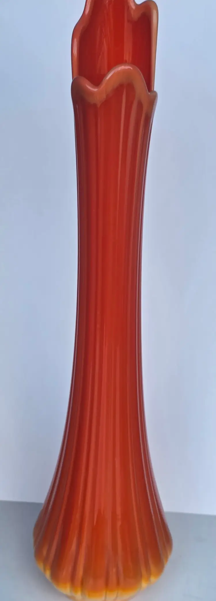 Vintage Viking Swung Glass Vase