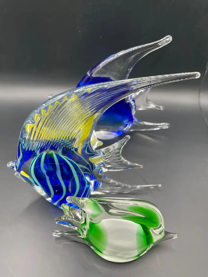 Tropical Glass Angel Fish (Set of 4)