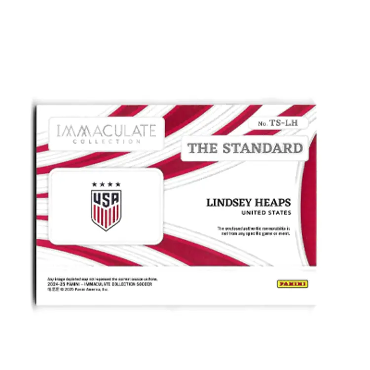2024-25 Panini Immaculate Collection The Standard Patch Lindsey Heaps /49